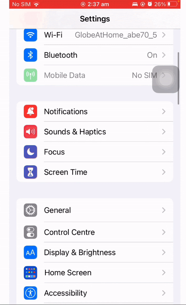 This gif of iPhone shows how you can synchonize an iPhone contact with Google Contacts.