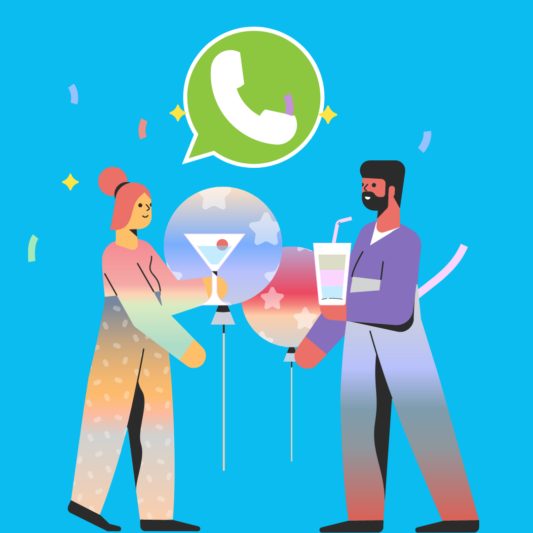 Como enviar convites pelo WhatsApp para um coquetel